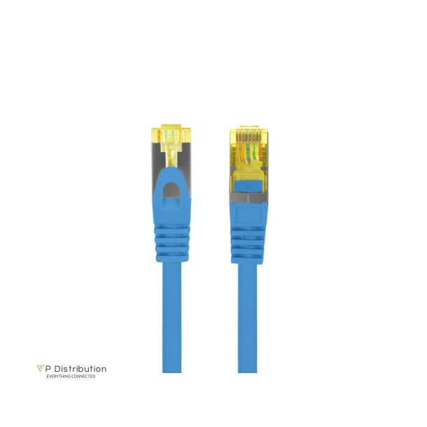 PATCHCORD CAT.6A S/FTP LSZH CU 1.5M BLUE FLUKE PASSED LANBERG
