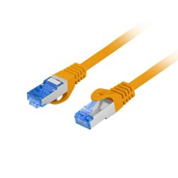 PATCHCORD CAT.6A S/FTP LSZH CCA 0.25M ORANGE FLUKE PASSED LANBERG