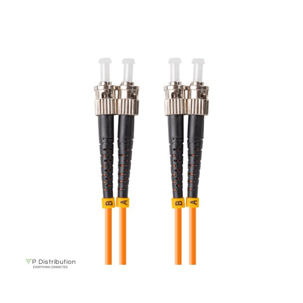 FIBER OPTIC PATCHCORD MM ST/UPC-ST/UPC DUPLEX 5M LSZH OM2 50/125 3.0MM ORANGE LANBERG