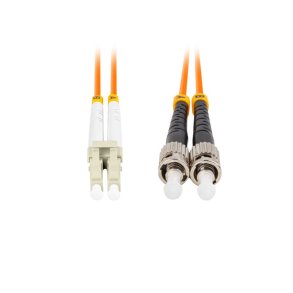 FIBER OPTIC PATCHCORD MM ST/UPC-LC/UPC DUPLEX 10M LSZH OM2 50/125 3.0MM ORANGE LANBERG
