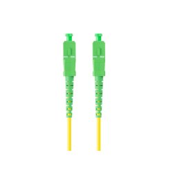 FIBER OPTIC PATCHCORD SM SC/APC-SC/APC SIMPLEX 2M LSZH G657A1 3.0MM YELLOW LANBERG