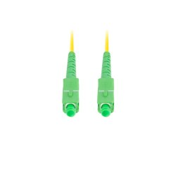 FIBER OPTIC PATCHCORD SM SC/APC-SC/APC SIMPLEX 2M LSZH G657A1 3.0MM YELLOW LANBERG