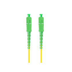 FIBER OPTIC PATCHCORD SM SC/APC-SC/APC SIMPLEX 2M LSZH G657A1 3.0MM YELLOW LANBERG