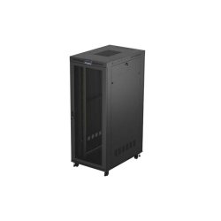 RACK CABINET 19" FREE-STANDING 42U/800X1200 (FLAT PACK) WITH MESH DOOR LCD BLACK LANBERG V2