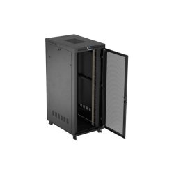 RACK CABINET 19" FREE-STANDING 42U/800X1200 (FLAT PACK) WITH MESH DOOR LCD BLACK LANBERG V2