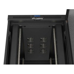 RACK CABINET 19" FREE-STANDING 42U/800X1200 (FLAT PACK) WITH MESH DOOR LCD BLACK LANBERG V2
