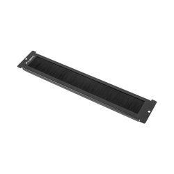 19 "FREE-STANDING (FF01 WITH LCD PANEL) CABLE ENTRY BRUSH PANEL BLACK LANBERG AK-1106-B