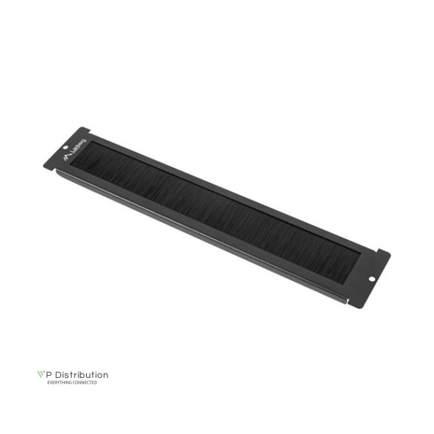 19 "FREE-STANDING (FF01 WITH LCD PANEL) CABLE ENTRY BRUSH PANEL BLACK LANBERG AK-1106-B