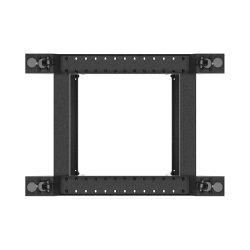 OPEN RACK 19" 18U 600X800 BLACK LANBERG
