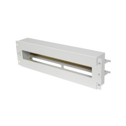19" 3U VOLTAGE DISTRIBUTION PANEL WITH DIN RAIL TS-35 GRAY LANBERG