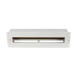 19" 3U VOLTAGE DISTRIBUTION PANEL WITH DIN RAIL TS-35 GRAY LANBERG