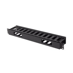 19" CABLE MANAGEMENT PLASTIC 1U TYPE A BLACK LANBERG