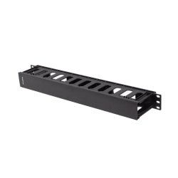19" CABLE MANAGEMENT PLASTIC 1U TYPE A BLACK LANBERG