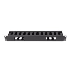 19" CABLE MANAGEMENT PLASTIC 1U TYPE A BLACK LANBERG
