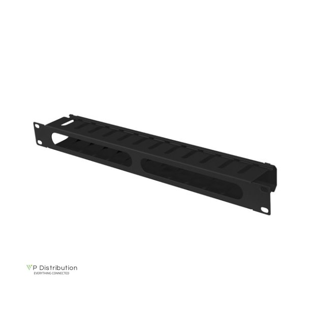 19" CABLE MANAGEMENT METAL 1U TYPE A BLACK LANBERG