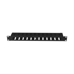19" CABLE MANAGEMENT METAL 1U TYPE A BLACK LANBERG