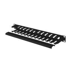 19" CABLE MANAGEMENT METAL 1U TYPE A BLACK LANBERG