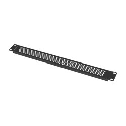 19" BLANKING PANEL 1U MESH BLACK LANBERG