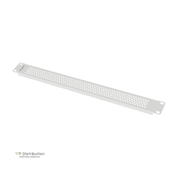 19" BLANKING PANEL 1U MESH GREY LANBERG