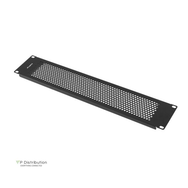 19" BLANKING PANEL 2U MESH BLACK LANBERG