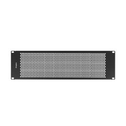 19" BLANKING PANEL 3U MESH BLACK LANBERG