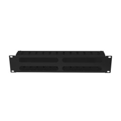 19" CABLE MANAGEMENT METAL 2U TYPE A BLACK LANBERG