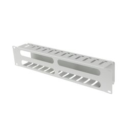 19" CABLE MANAGEMENT METAL 2U TYPE A GREY LANBERG