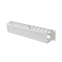 19" CABLE MANAGEMENT METAL 2U TYPE A GREY LANBERG