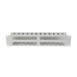 19" CABLE MANAGEMENT METAL 2U TYPE A GREY LANBERG