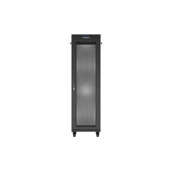 RACK CABINET 19" FREE-STANDING 42U/600X600 (FLAT PACK) WITH MESH DOOR LCD BLACK LANBERG V2