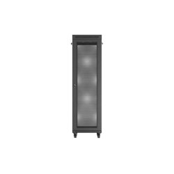 RACK CABINET 19" FREE-STANDING 42U/600X600 (FLAT PACK) WITH MESH DOOR LCD BLACK LANBERG V2