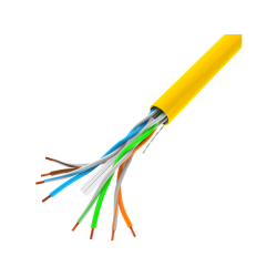 LAN CABLE 1GB/S 305M SOLID CCA YELLOW LANBERG