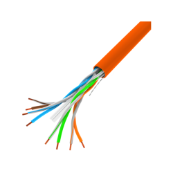 LAN CABLE 1GB/S 305M SOLID CCA ORANGE LANBERG