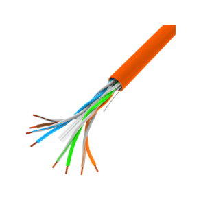LAN CABLE 1GB/S 305M SOLID CCA ORANGE LANBERG
