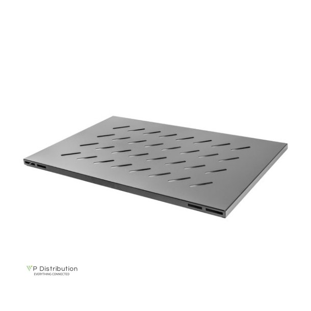 19" FIXED SHELF FOR OPEN RACK 800MM 1U/480.5X580MM MAX LOAD CAPACITY UP TO 120KG BLACK LANBERG