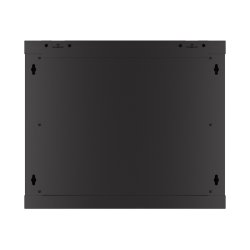 RACK CABINET 19" WALL-MOUNT 9U/600X450 (FLAT PACK) WITH PERFORATED DOOR BLACK LANBERG