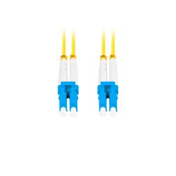 FIBER OPTIC PATCHCORD SM LC/UPC-LC/UPC DUPLEX 0.5M LSZH G657A1 3.0MM YELLOW LANBERG
