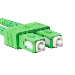 FIBER OPTIC PATCHCORD SM SC/APC-LC/APC DUPLEX 1M LSZH G657A1 3.0MM YELLOW LANBERG