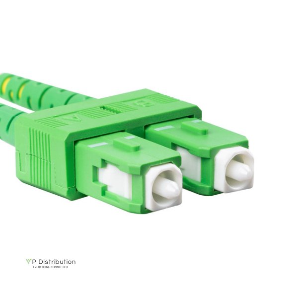 FIBER OPTIC PATCHCORD SM SC/APC-LC/APC DUPLEX 1M LSZH G657A1 3.0MM YELLOW LANBERG