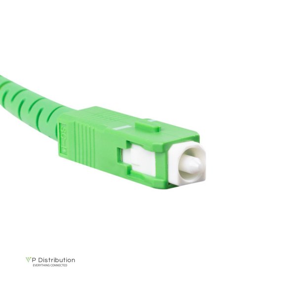 FIBER OPTIC PATCHCORD SM SC/APC-SC/APC SIMPLEX 5M LSZH G657A1 3.0MM YELLOW LANBERG