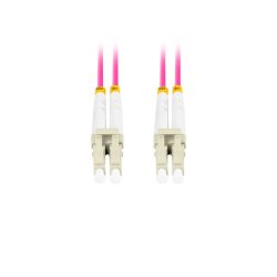 FIBER OPTIC PATCHCORD MM LC/UPC-LC/UPC DUPLEX 0.5M LSZH OM4 50/125 3.0MM VIOLET LANBERG