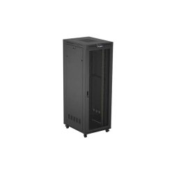 RACK CABINET 19" FREE-STANDING 47U/800X1000 (FLAT PACK) WITH MESH DOOR LCD BLACK LANBERG V2