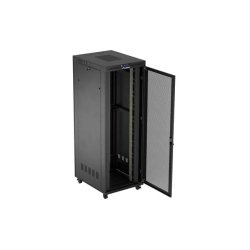 RACK CABINET 19" FREE-STANDING 47U/800X1000 (FLAT PACK) WITH MESH DOOR LCD BLACK LANBERG V2