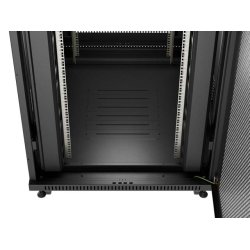 RACK CABINET 19" FREE-STANDING 47U/800X1000 (FLAT PACK) WITH MESH DOOR LCD BLACK LANBERG V2