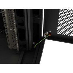 RACK CABINET 19" FREE-STANDING 47U/800X1000 (FLAT PACK) WITH MESH DOOR LCD BLACK LANBERG V2