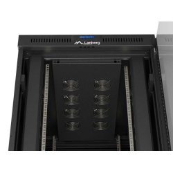 RACK CABINET 19" FREE-STANDING 47U/800X1200 (FLAT PACK) WITH GLASS DOOR LCD BLACK LANBERG V2