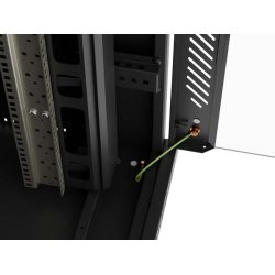 RACK CABINET 19" FREE-STANDING 47U/800X1200 (FLAT PACK) WITH GLASS DOOR LCD BLACK LANBERG V2