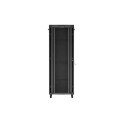 RACK CABINET 19" FREE-STANDING 47U/800X1200 (FLAT PACK) WITH GLASS DOOR LCD BLACK LANBERG V2