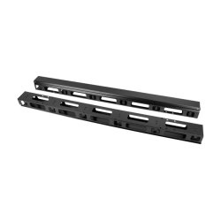 VERTICAL CABLE MANAGEMENT PANEL 22U FOR 19" FREE-STANDING CABINETS 2PCS BLACK LANBERG