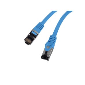 PATCHCORD CAT.8.1 S/FTP LSZH CU 1.5M BLUE FLUKE PASSED LANBERG